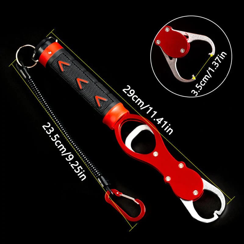 ❤LAST DAY 49% OFF🔥Heavy Duty Fish Lip Gripper with Weighing Scale⛺︎
