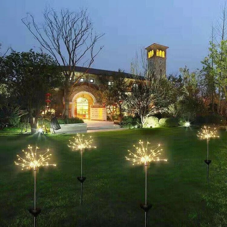 🎁Waterproof Solar Garden Fireworks Lamp⛺︎🕰