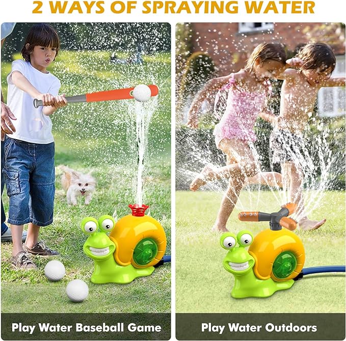 🔥Last Day 49% OFF - Water Sprinkler Baseball Toy⛺︎