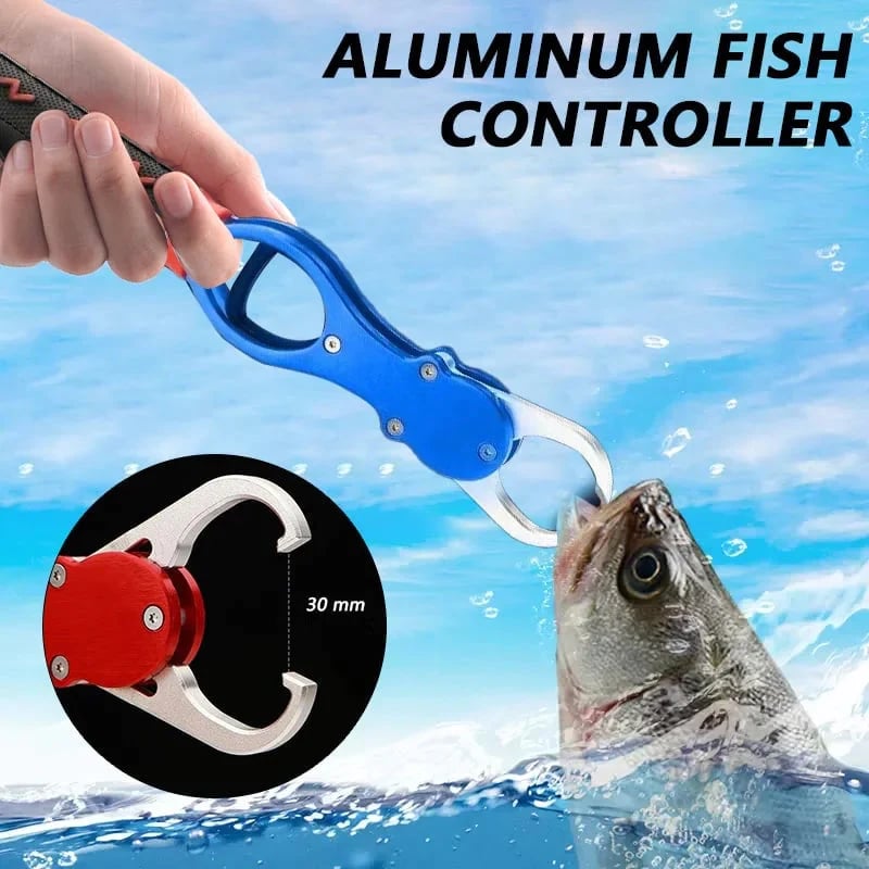 ❤LAST DAY 49% OFF🔥Heavy Duty Fish Lip Gripper with Weighing Scale⛺︎