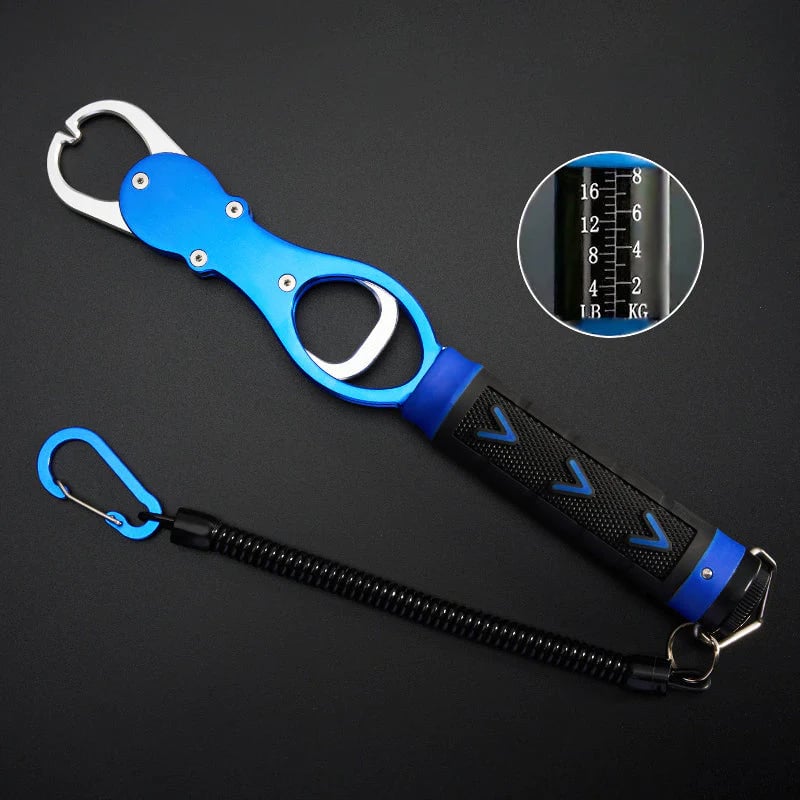 ❤LAST DAY 49% OFF🔥Heavy Duty Fish Lip Gripper with Weighing Scale⛺︎