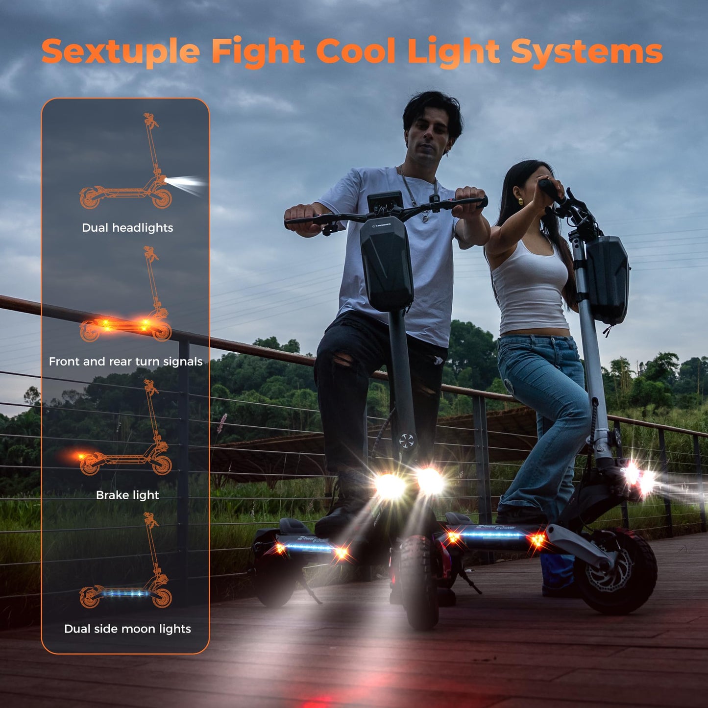 Raptor Pro 1600W Dual Motor Off-road Electric Scooter