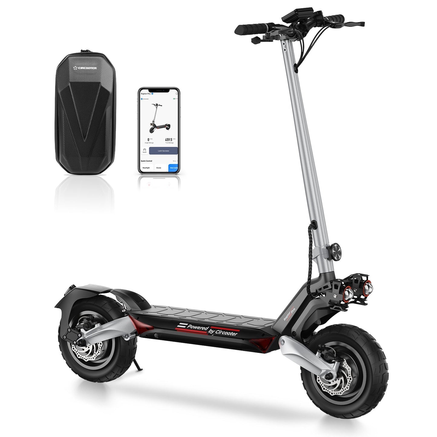 Raptor Pro 1600W Dual Motor Off-road Electric Scooter
