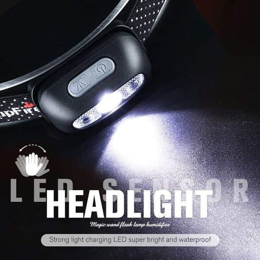 🔥Super Bright LED Sensor Headlight⛺︎