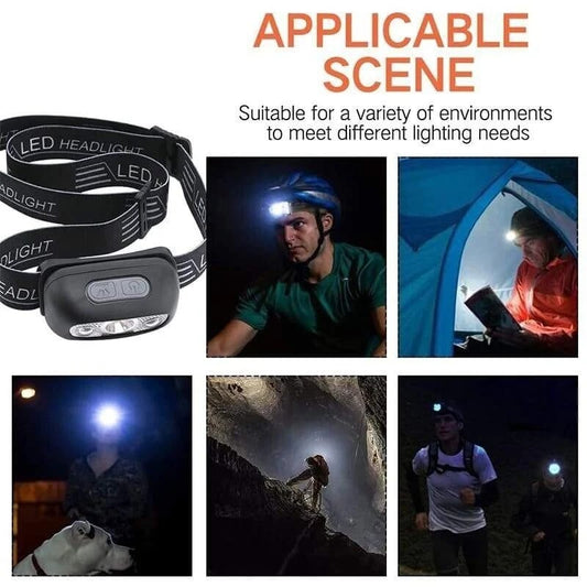 ❤LAST DAY 49% OFF🔥Super Bright LED Sensor Headlight⛺︎