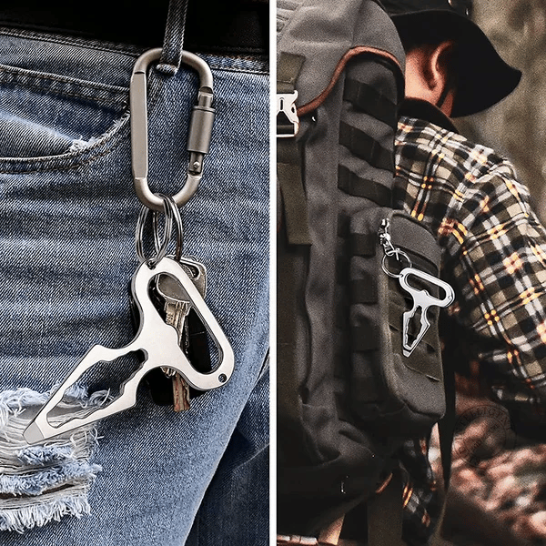 ❤LAST DAY 49% OFF🔥Outdoor Multifunctional Keychain⛺︎