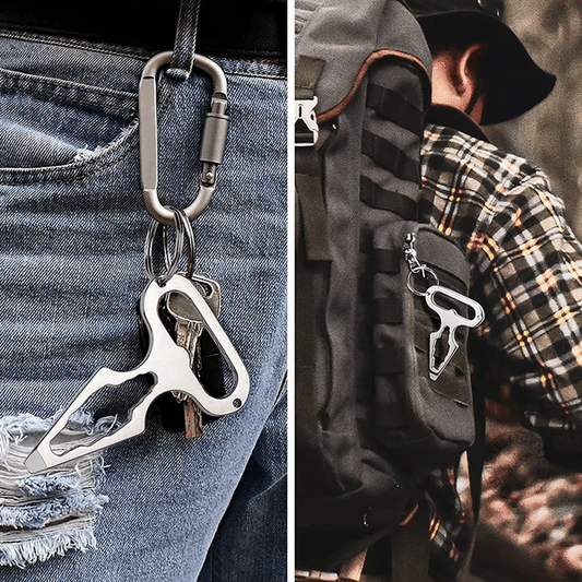 ❤LAST DAY 49% OFF🔥Outdoor Multifunctional Keychain⛺︎