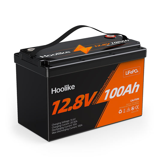 🔥LAST DAY $49.88🔥 12.8V 100Ah Lithium Iron Phosphate (LiFePO4) Battery